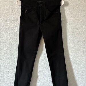 Black Skinny Jeans with Deep Black Wash